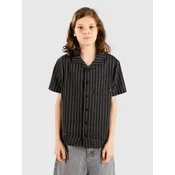 Blue Tomato Striped Linen Shirt dark stripe
