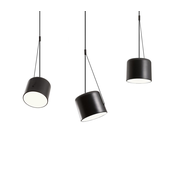 Redo 01-1826 - Luster na sajli DODO 3xE27/15W/230V pauk