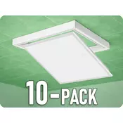 V-TAC LED plošča z napajalnikom 40W, 4800lm, 60x60cm + Zložljivi pokrov, bel/10-PACK! [EC20342] Barva světla: Dnevna bela