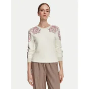 Liu Jo Sport Pulover TF6094 MS49I Kremna Regular Fit
