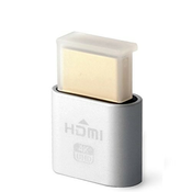 HDMI dummy plug emulator navideznega zaslona Virtual M z visoko ločljivostjo 4K UHD - srebrn