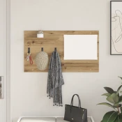 Vješalica za kapute na zidu Umjetnicki hrast 90 x 10 x 50 cm