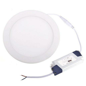 LED panel vgradni 18W nevtralno bel 4500K okrogel