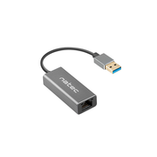 Natec CRICKET zunanja ethernetna omrežna kartica USB 3.0 1X RJ45 1GB kabel