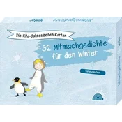 Die Kita-Jahreszeiten-Karten: 32 Mitmachgedichte für den Winter