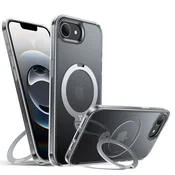 Premium maska Torras Ostand Spin za iPhone 16e - clear