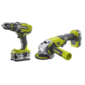 RYOBI set akumulatorskega orodja R18PDAG-242S