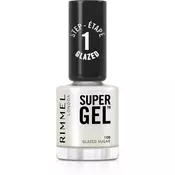 Rimmel Super Gel gel lak za nohte brez uporabe UV/LED lučke odtenek 106 Glazed Sugar 12 ml