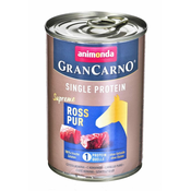 Animonda ANIMONDA GranCarno Enotni Protein Konjsko Mesos - mokra hrana za pse, 400 g, brez žit, brez umetnih barvil.