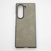 Maska Leather za Samsung Galaxy Z Fold 6 siva