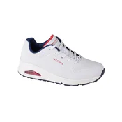 SKECHERS Čevlji na vezalke Uno-Stand on Air bela