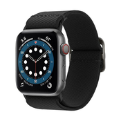 Spigen Lite Fit pašček za Apple Watch pametno uro - 2/3/4/5/6/SE 42/44 mm črna