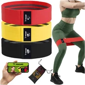 Set elastik za vadbo 3kos tekstilne 82645