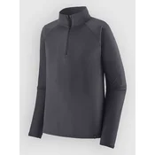 Patagonia Cap Mw Zip Neck Base Layer Top smolder blue