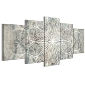 shumee Slika na italijanskem platnu 100 x 50 cm pentaptih - boho stil - ozadja in vzorci Slika na italijanskem platnu 150 x 75 cm pentaptih - boho stil - ozadja in vzorci