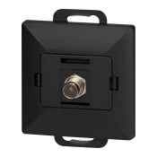 Jedna F uticnica Pearl, TV/F-F1/P1, crna