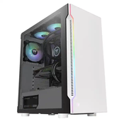 Thermaltake H200 TG RGB ohišje snežno belo