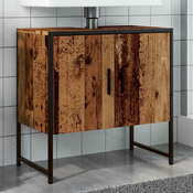 Kupaonski ormaric za umivaonik staro drvo 60x33x60 cm