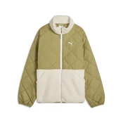PUMA Quilted Relaxed Jacket Youth, Shop, Chai Latte, 5-6Y