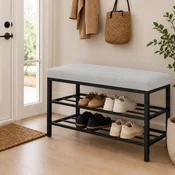 Hanah Home cipelarnik Lotus, 30 cm, krem