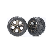 Traxxas kolo 2,8, All-Star disk črn krom, pnevmatike Anaconda (2)