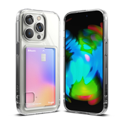 Ovitek Ringke Fusion Card za iPhone 14 Pro Max - clear