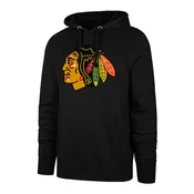Moški pulover 47 Brand NHL Chicago Blackhawks Imprint ’47 BURNSIDE Hood XXL