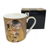 Velika porcelanasta skodelica 550 ml v darilni škatli, kolekcija Klimt Kiss