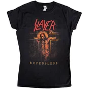 Slayer Repentless Crucifix Black S Ženske Majica
