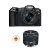 Kamera bez ogledala Canon - EOS R8, RF 24-50mm, f/4.5-6.3 IS STM + Objektiv Canon - RF 35mm f/1.8 IS Macro STM