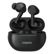 STREETZ True Wireless TWS-117 In-Ear Slušalice s Kutijicom za Punjenje - Crne
