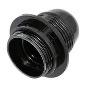 Sijalicno grlo E27 plasticno crno, za luster