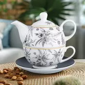 SET ZA ČAJ NB PORCULAN 410/260ml TIMELESS NOIR