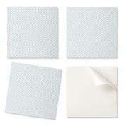 shumee PVC ploščice z motivom, enostavna dekoracija za jedilnico, cikcak vzorec s črtami 20x20x20 cm