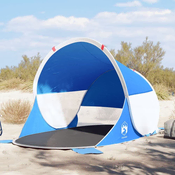 vidaXL vidaXL Šotor za plažo za 2 osebi sinje moder pop-up vodoodporen, (21250515)