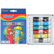 Komplet tempera barvic 6x12ml