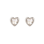 Ted Baker Uhani HAN: CRYSTAL HEART EARRING, srebrna