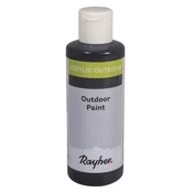 Rayher. Akrilna barva za zunanjo uporabo, črna, 80ml