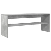 Vidaxl TV omarica Betonsko siva 100 x 30 x 40 cm Konstruiran les