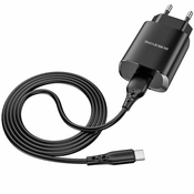 Borofone BN1 USB punjač sa kabelom, 2,1 A, Tip-C, 1 m