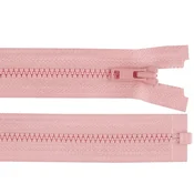 Kostna zadrga YKK št. 3 dolžine 40 cm - roza sv.