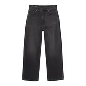 Pull&Bear Kavbojke črn denim
