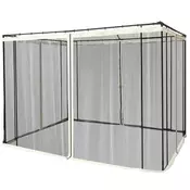 Homestar Komarnik za paviljon 302x207 cm črne barve