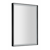Ogledalo SORT z osvetlitvijo ozadja LED, 470 x 700 mm, mat črno - Črna - Aluminij - LED - Svetila - 25.1 - LED - Ogledala z osvetlitvijo ozadja