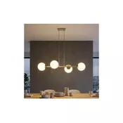 Brilagi - Viseči lestenec na kablu 4xE27/60W/230V bež/zlata
