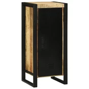 vidaXL Zidni kabinet za kopalnico 40x35x90 cm Trdno grobo leseno mango