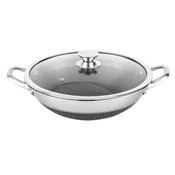 Cheffinger Cheffinger, Vok s premerom 32 cm s prevleko satja in pokrovom proti praskam, Srebrna, (5000277479)