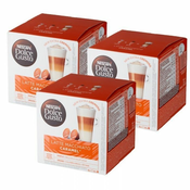 NESTLE DG Latte Macchiato Caramel 3pak (3x 16 kapsul)