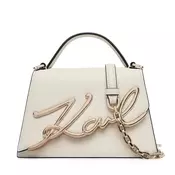 Ročna torba KARL LAGERFELD A1W30038 Bela
