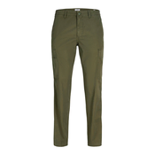 JJ Rebel Muške pantalone Carlos 12291340, Maslinaste